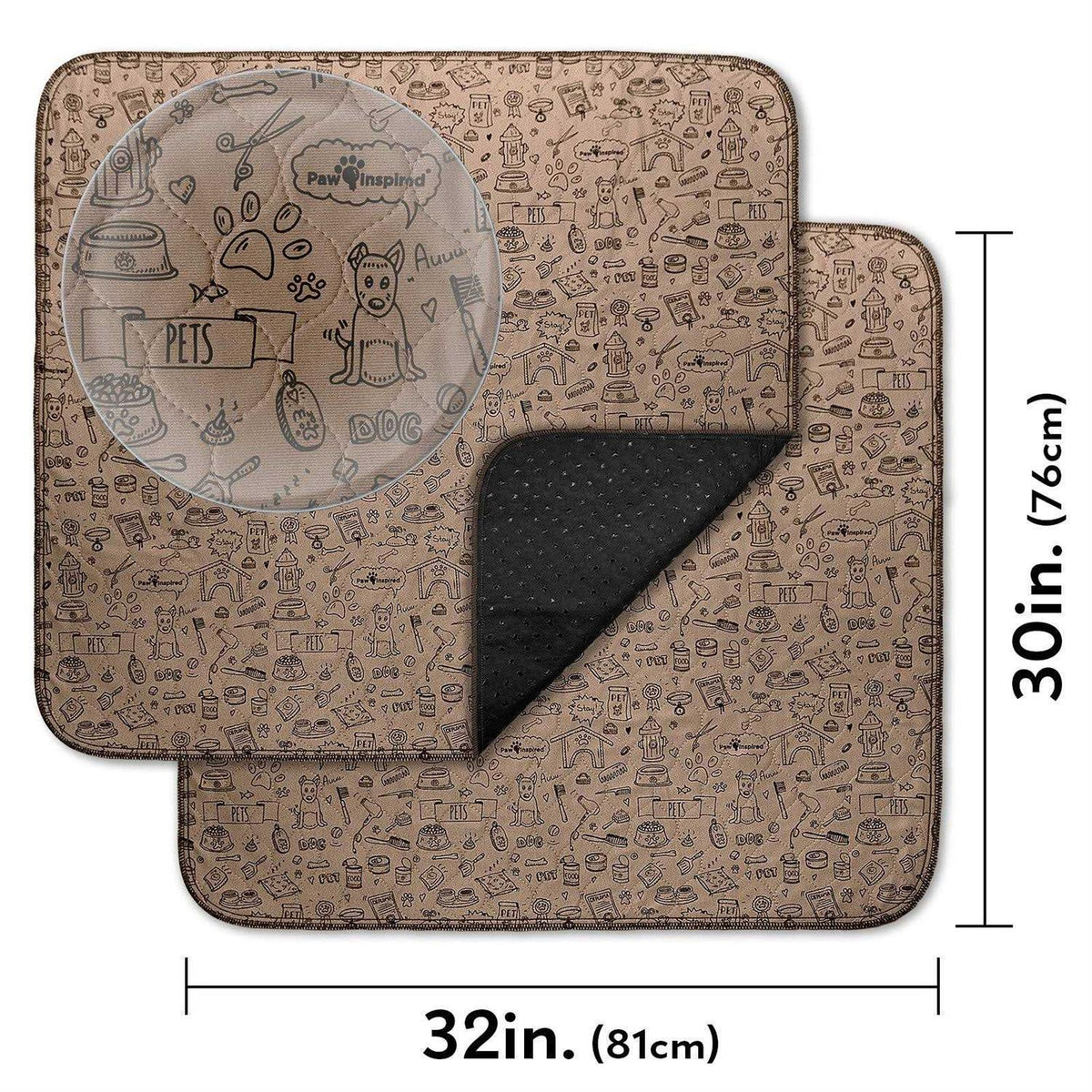 Washable Reusable Pee Pads for Dogs T161824
