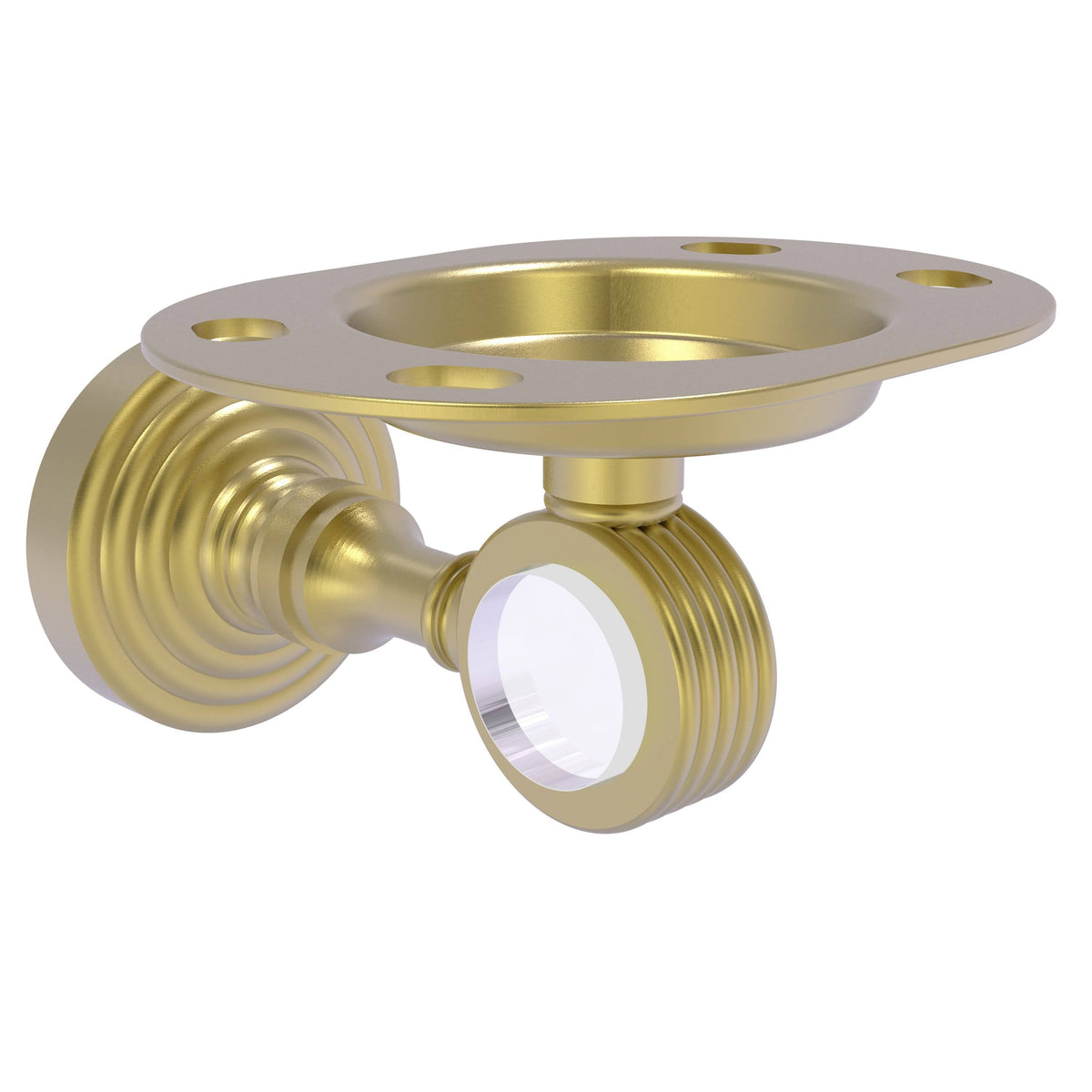 Satin Brass Tumbler and Toothbrush Holder F21763