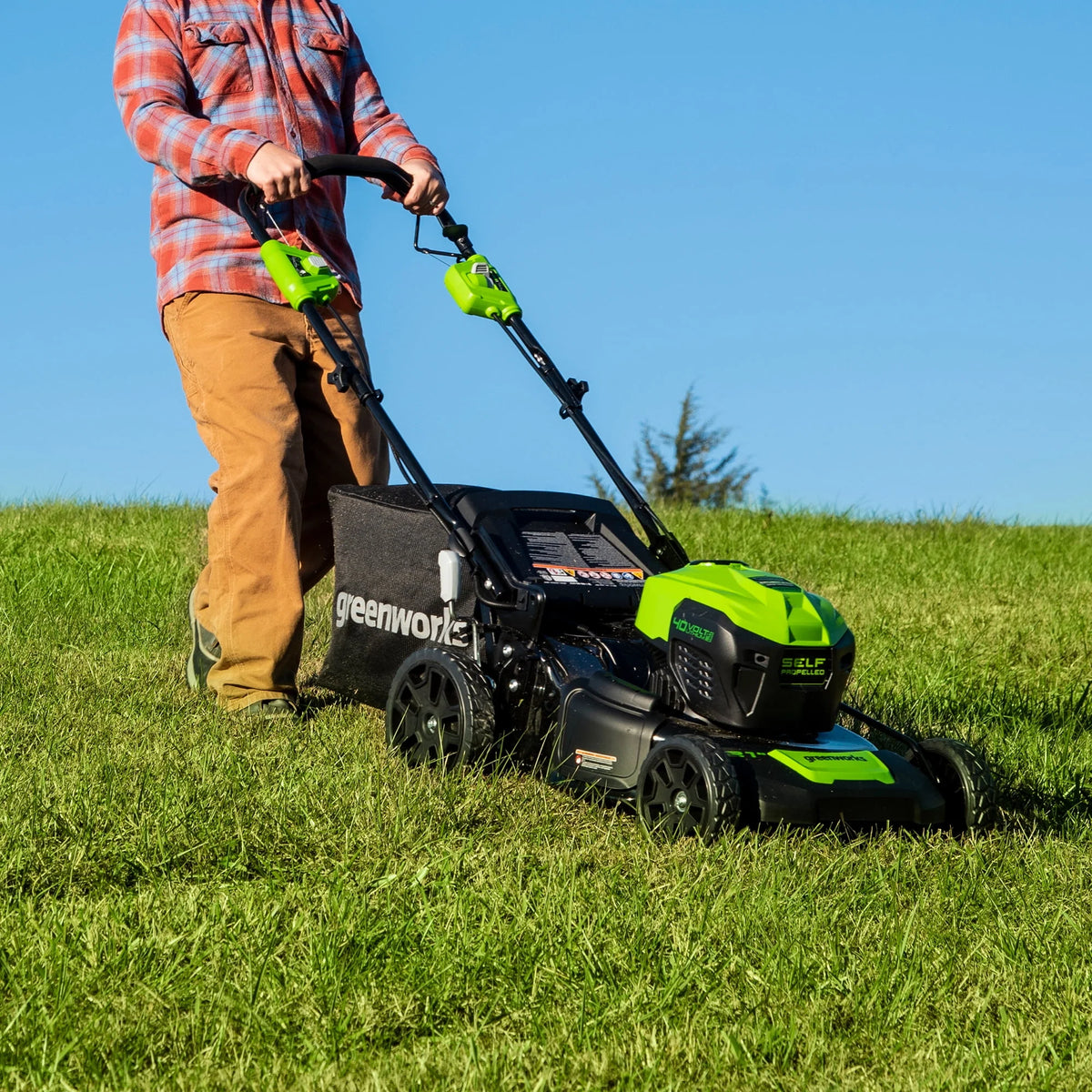 40V 21" Brushless Self-Propelled Lawn Mower with 5.0 Ah Battery and Charger L180470