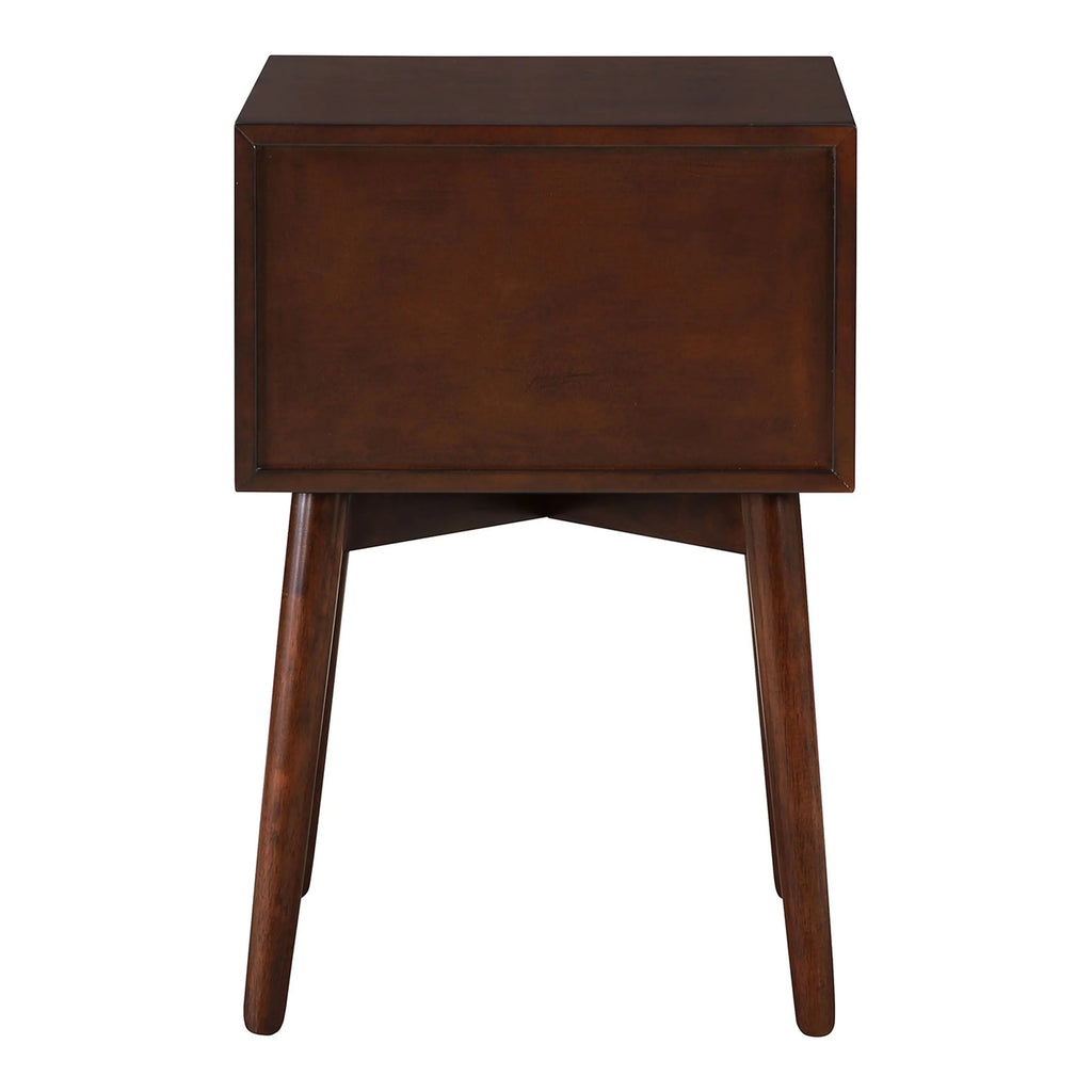 Espresso 2-Drawer Wood End Table U18848