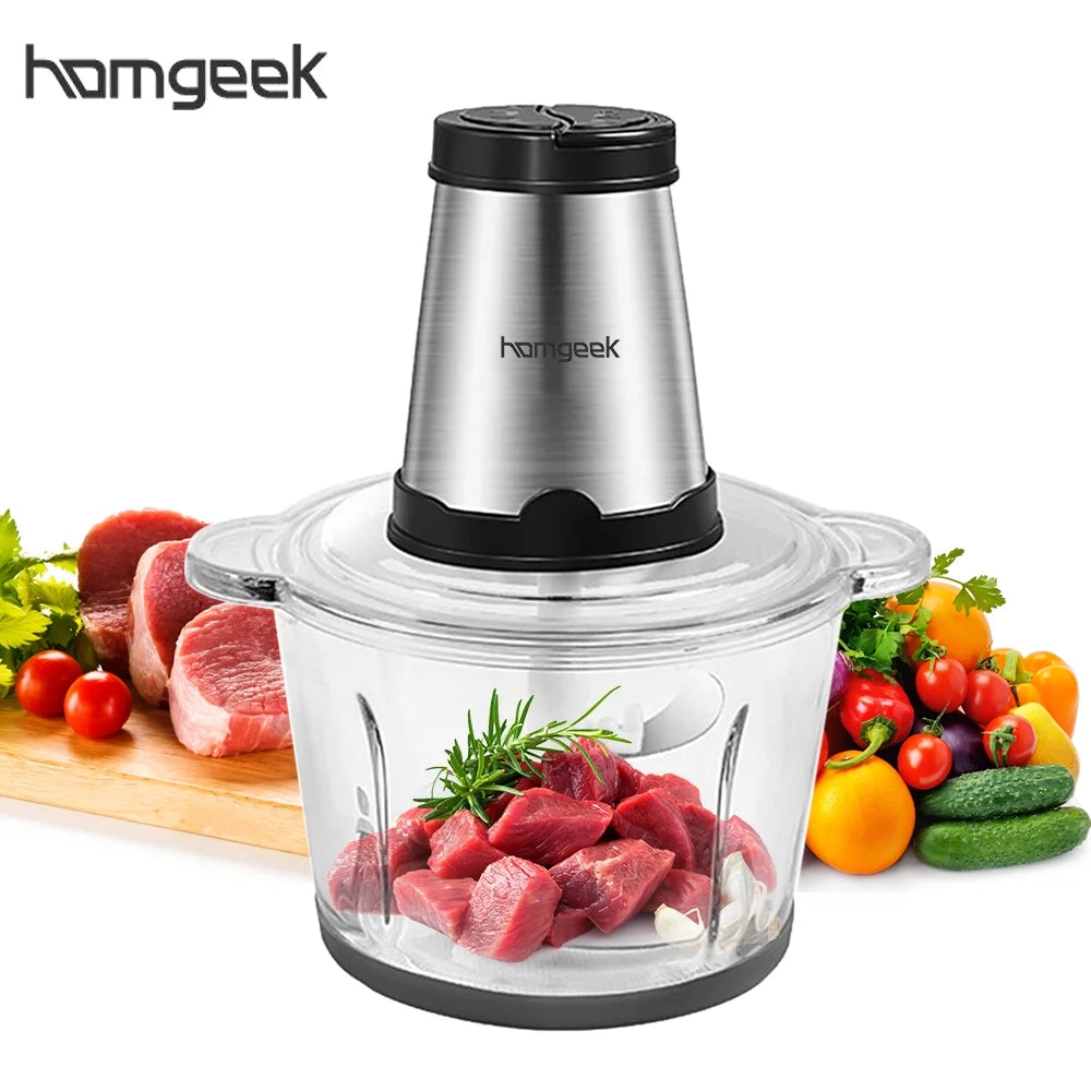 300 Watts 2L Stainless Steel Electric Food Processor G8703