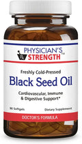 Black Seed Oil Gelcaps 90 Softgels Cold Pressed Non-GMO J902