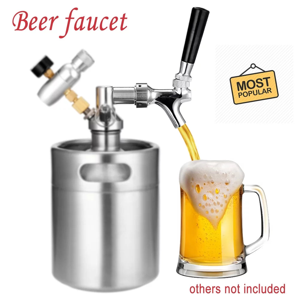 Beer Tap with Liquid Ball Lock Stainless Steel B3604