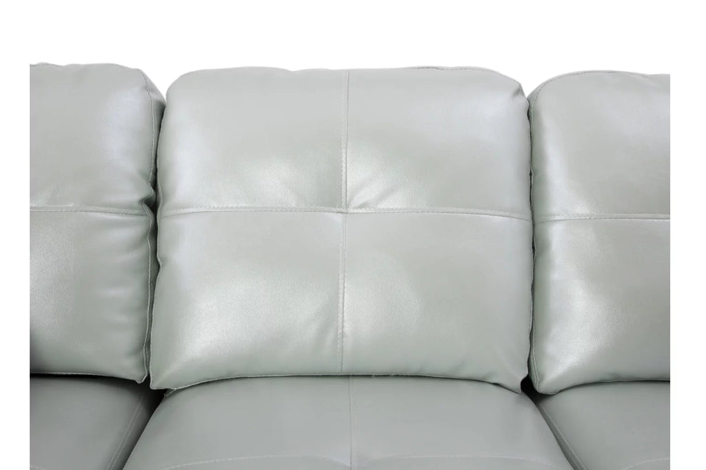 L-Shaped Sectional Sofa Set with Storage Ottoman and Pillows P42564