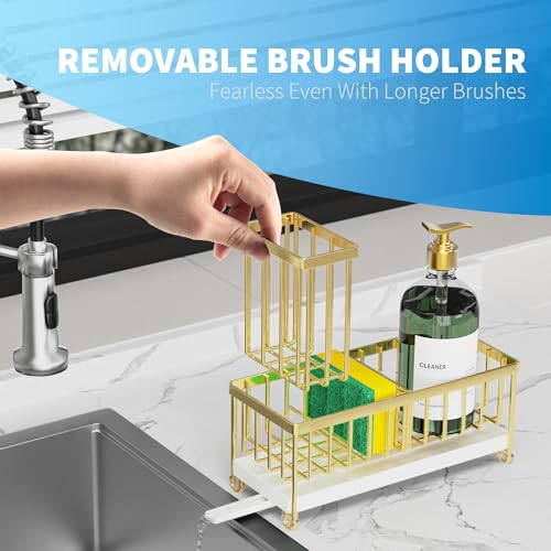 Black Stainless Steel Kitchen Sink Caddy Organizer K772228