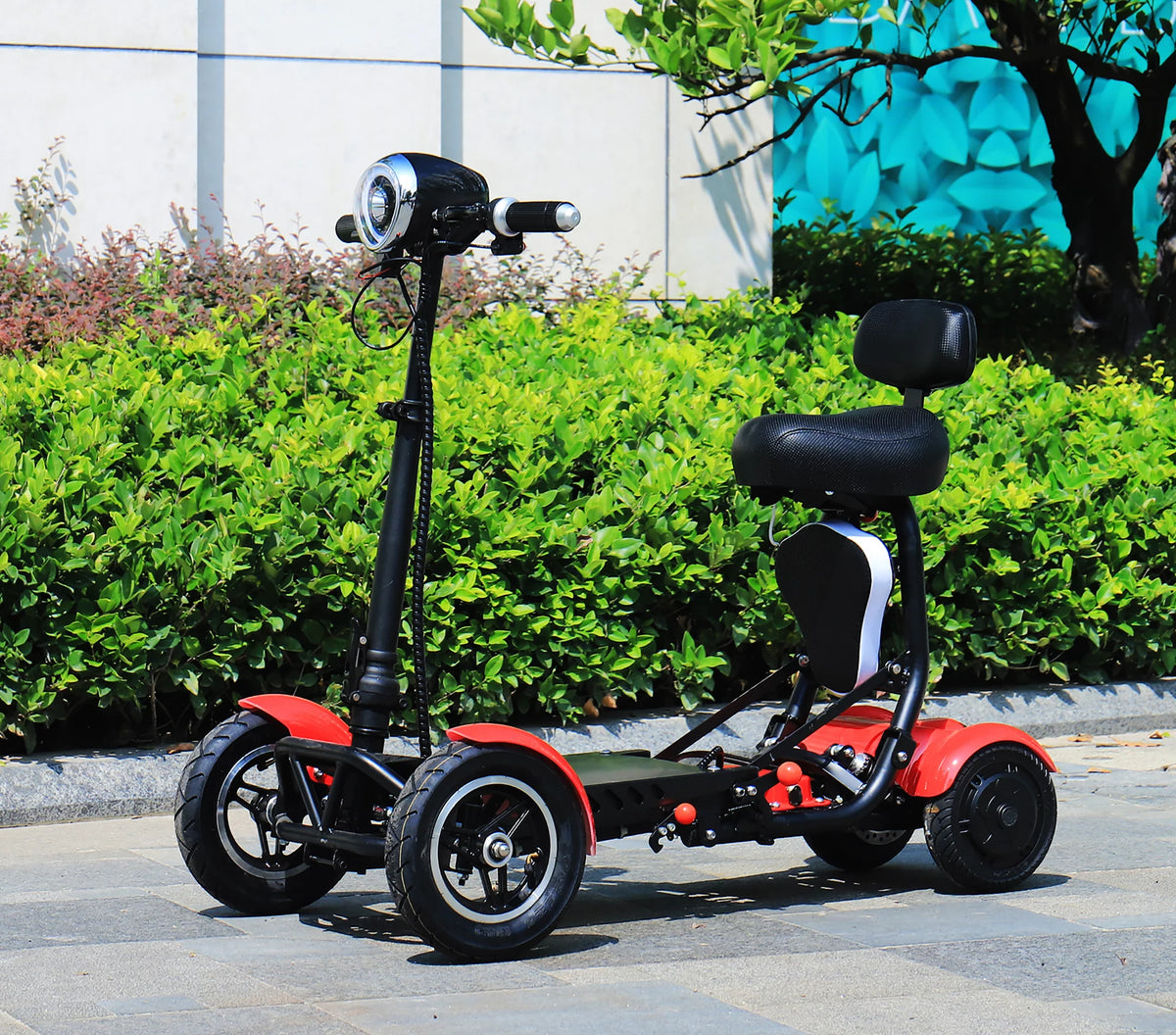 Foldable Lightweight Battery Power Four-Wheel Mobility Scooter L277