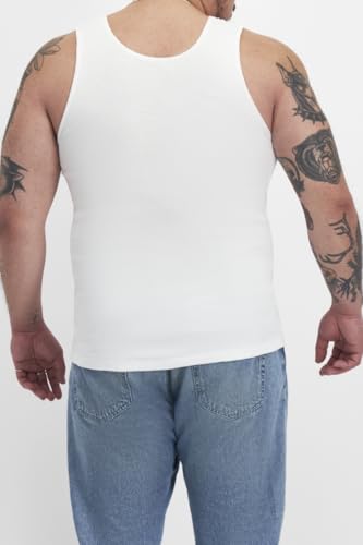 Cotton Rib Tank Undershirt 2-Pack R800