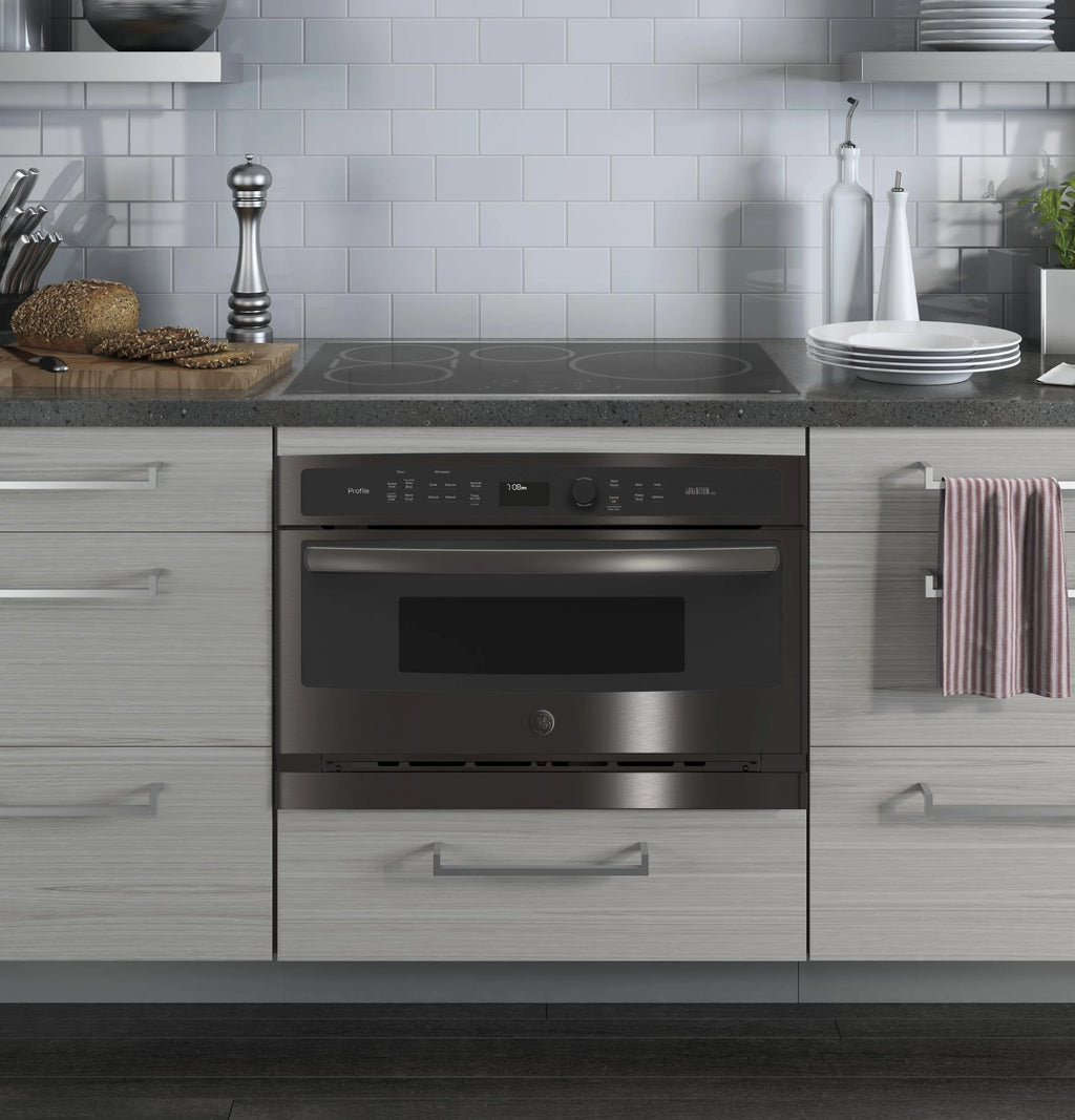 30 Inch Electric Single Wall Oven Black Stainless Steel C21584