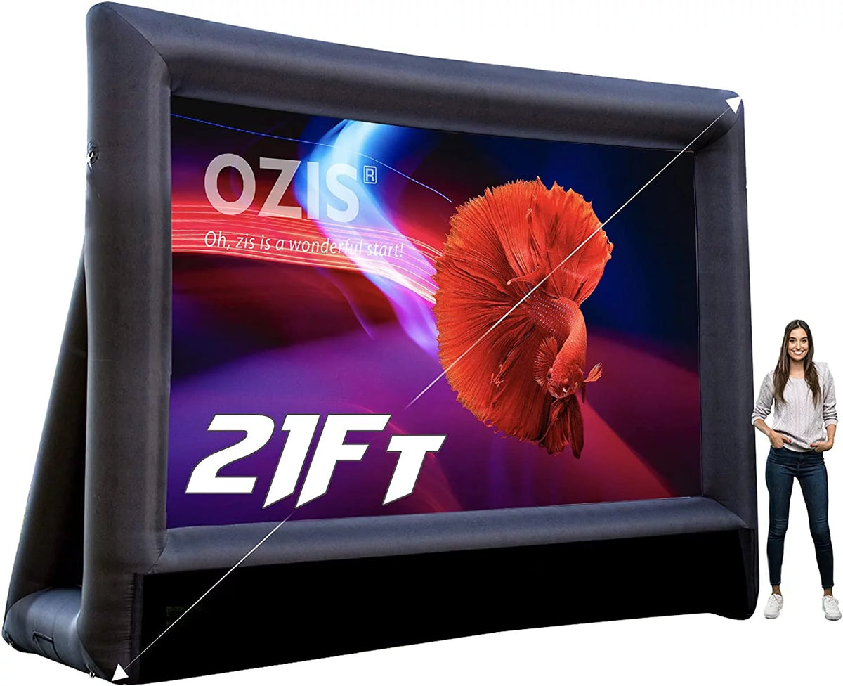 16Ft Inflatable Projector Movie Screen with Blower U62930