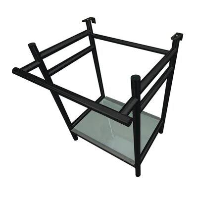 24" Single Bathroom Vanity Base Only Matte Black R658261