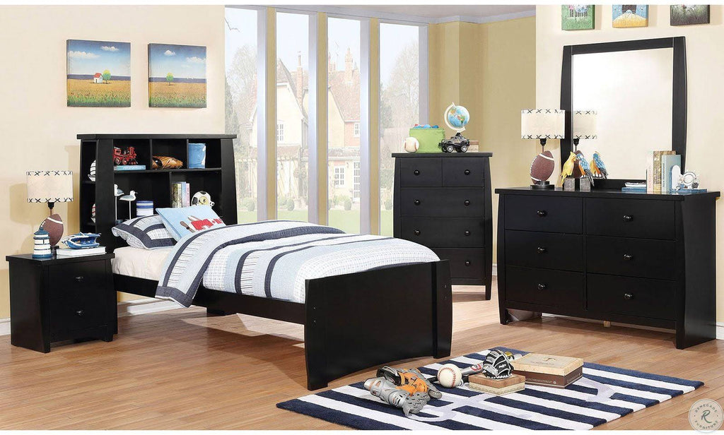 Black Twin Bed U380