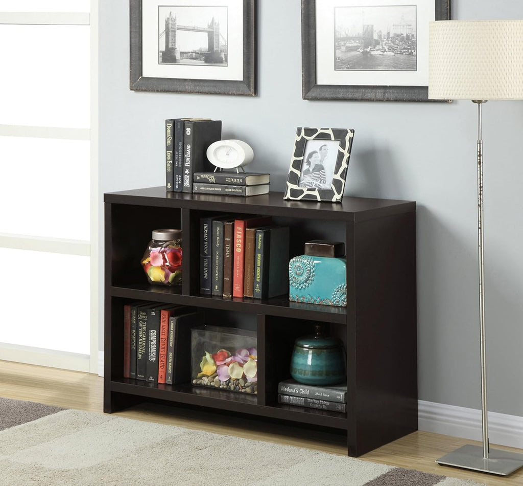 Espresso Console Bookcase M64793
