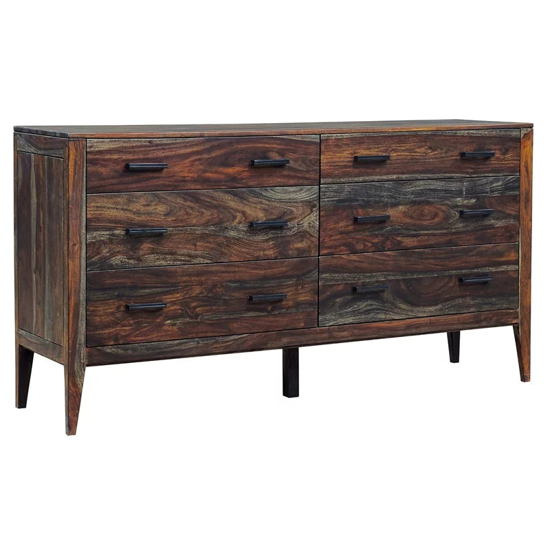 Brown Solid Sheesham Wood Dresser D550023