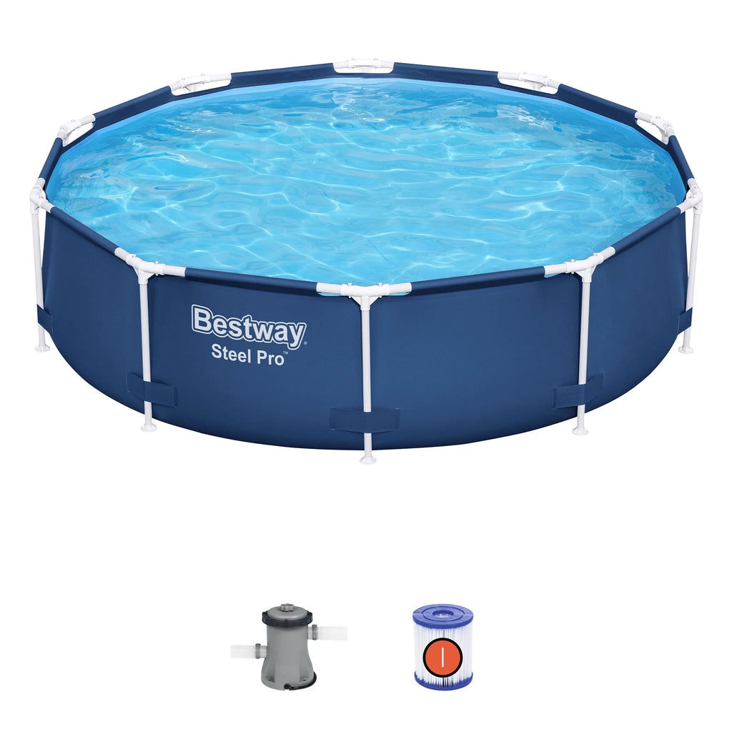 Steel Pro 10' x 30 Above Ground Swimming Pool Set with Filter Pump U325