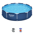 Steel Pro 10' x 30 Above Ground Swimming Pool Set with Filter Pump U325