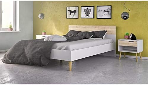 White and Oak Nightstand Z673653