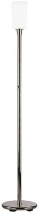Deep Patina Bronze Lamps with Frosted White Glass Shades Y45944