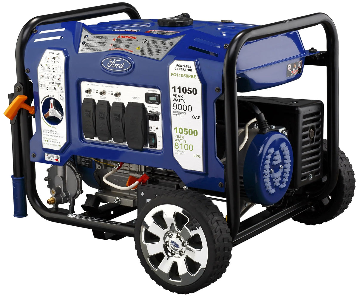11,050-Watt Dual Fuel Portable Generator F62159