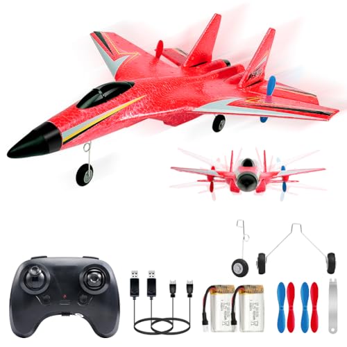 2.4GHz 2 Channel RC Airplane with Gyro Night Lights and 2 Batteries O87587