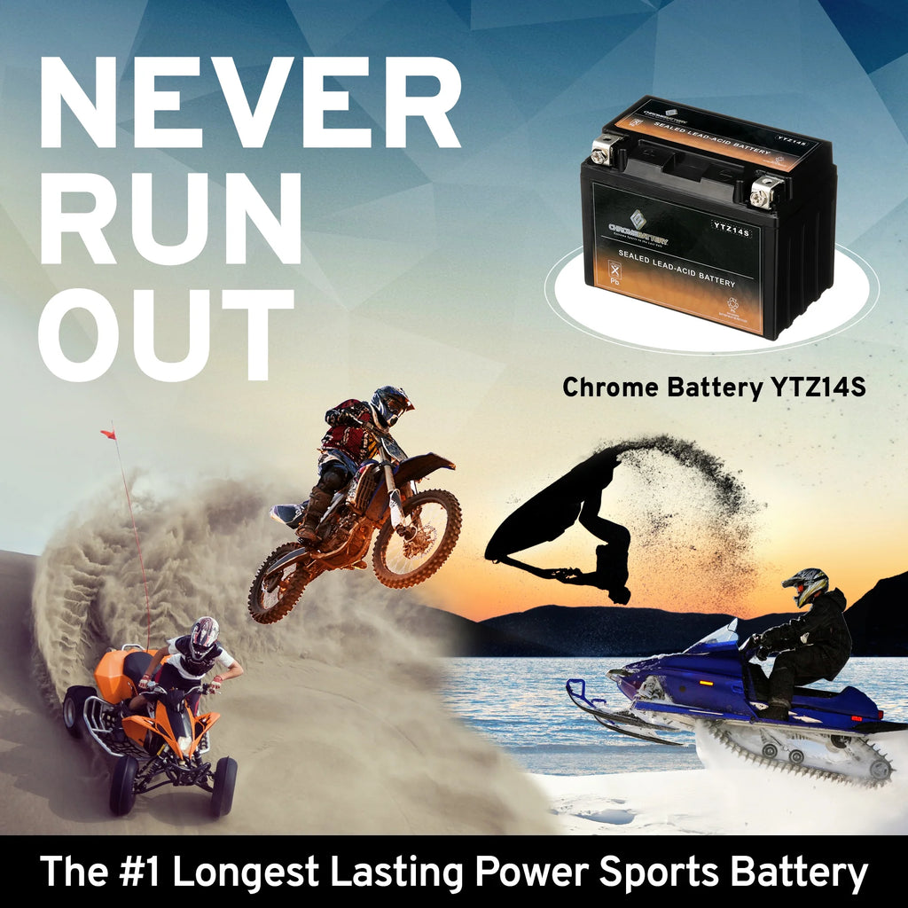 12 Volt 11.2 Ah 140 CCA Motorcycle Battery I721