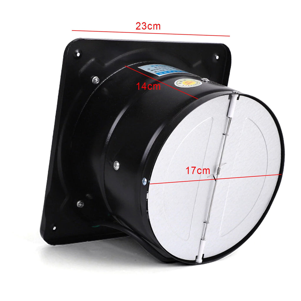 7 Inch Black High Speed Exhaust Fan 2800 RPM F76599