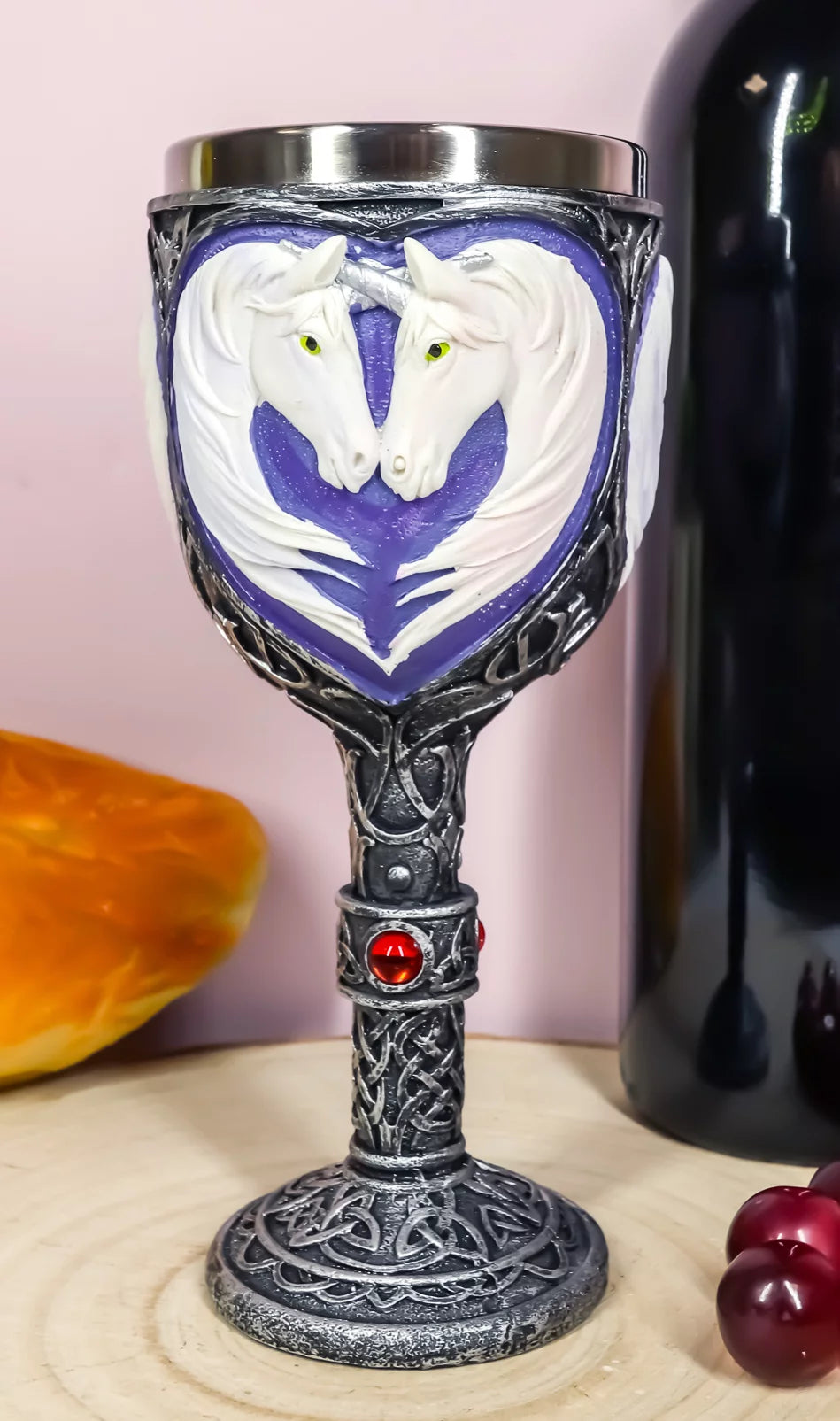 Unicorn Couple Wine Goblet Chalice R26980
