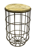 Round Metal Accent Table V23670