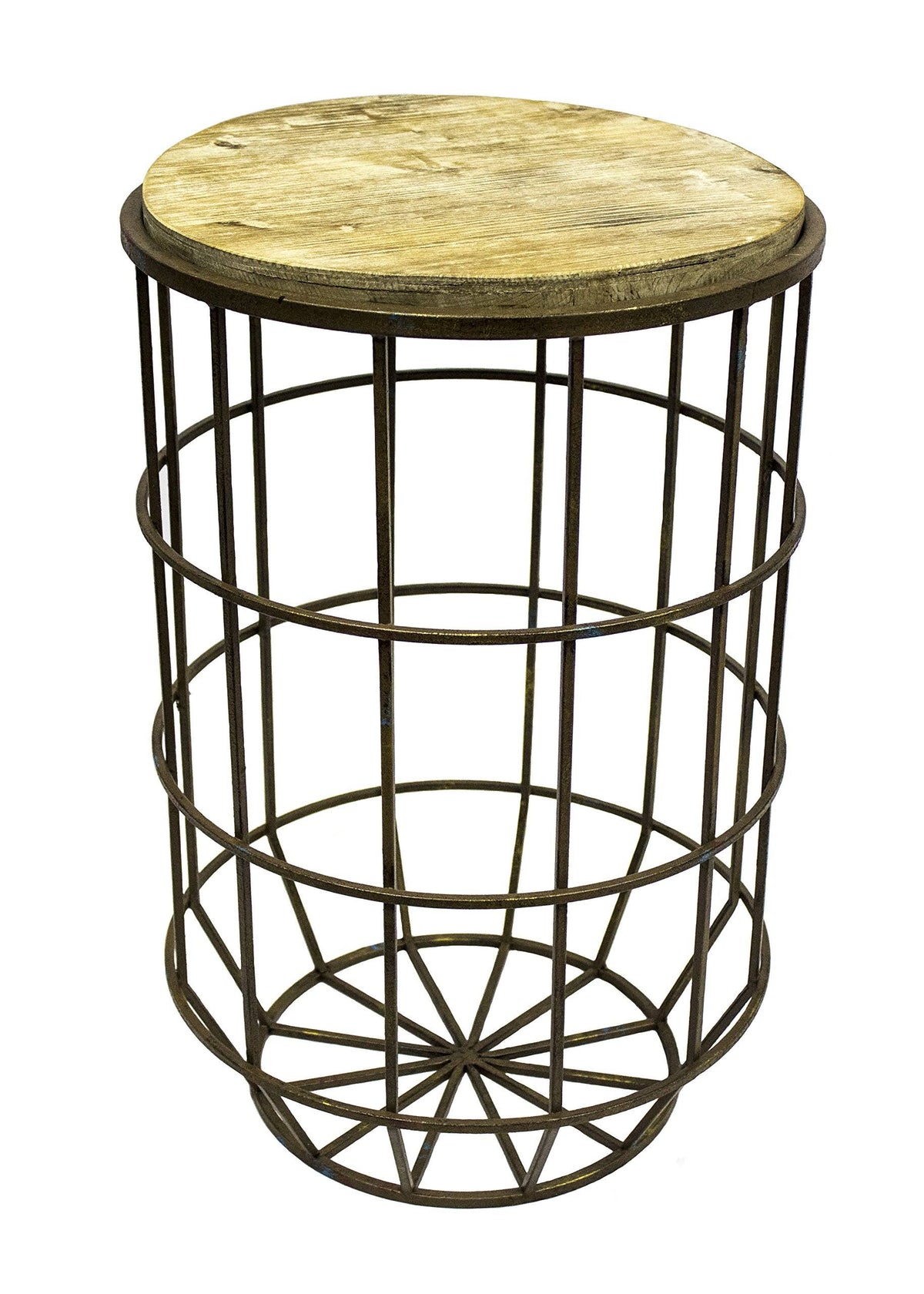 Round Metal Accent Table V23670