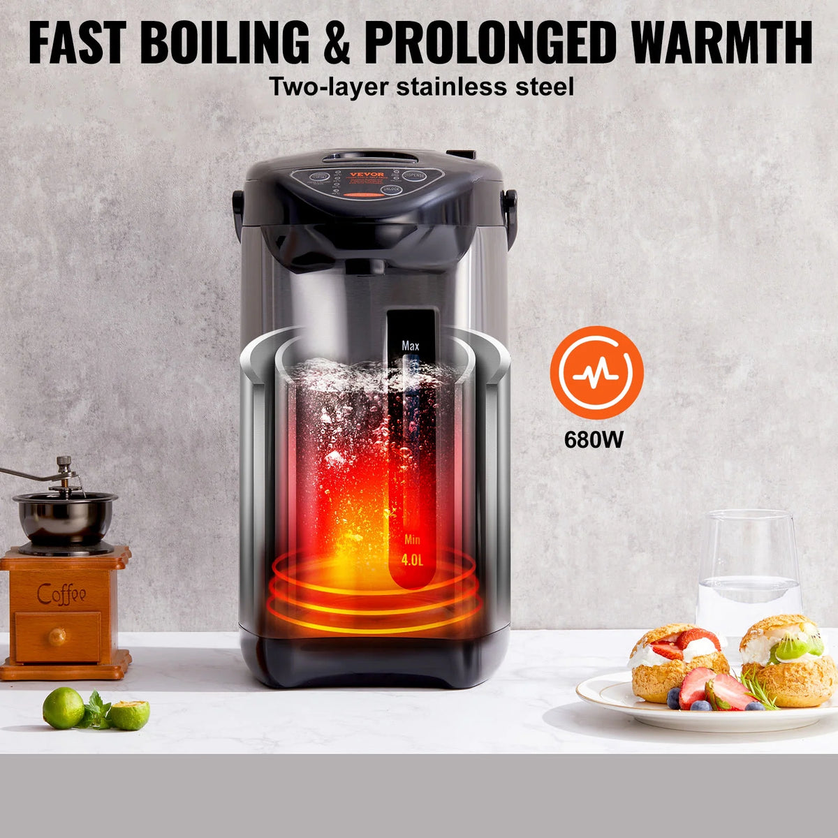 5L Electric Countertop Hot Water Dispenser D5948