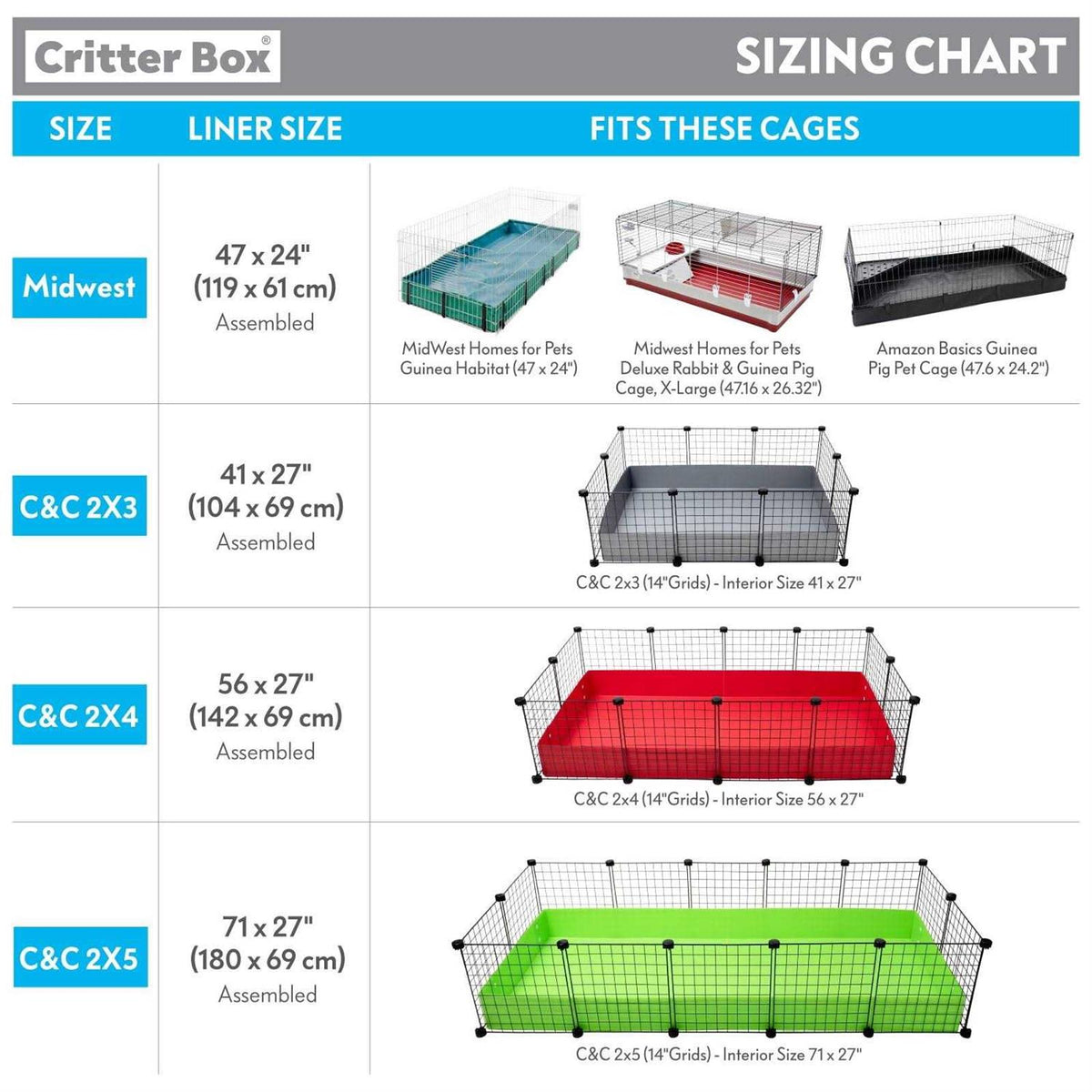 Washable Fleece Guinea Pig Cage Liner & Bedding with Raised Sides Q8356