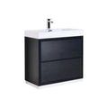 36 in. Free Standing Modern Black Bathroom Vanity V52898