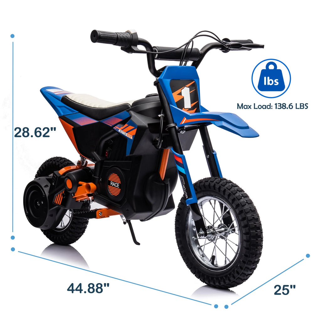 Electric Dirt Bike 24V 250W White J820