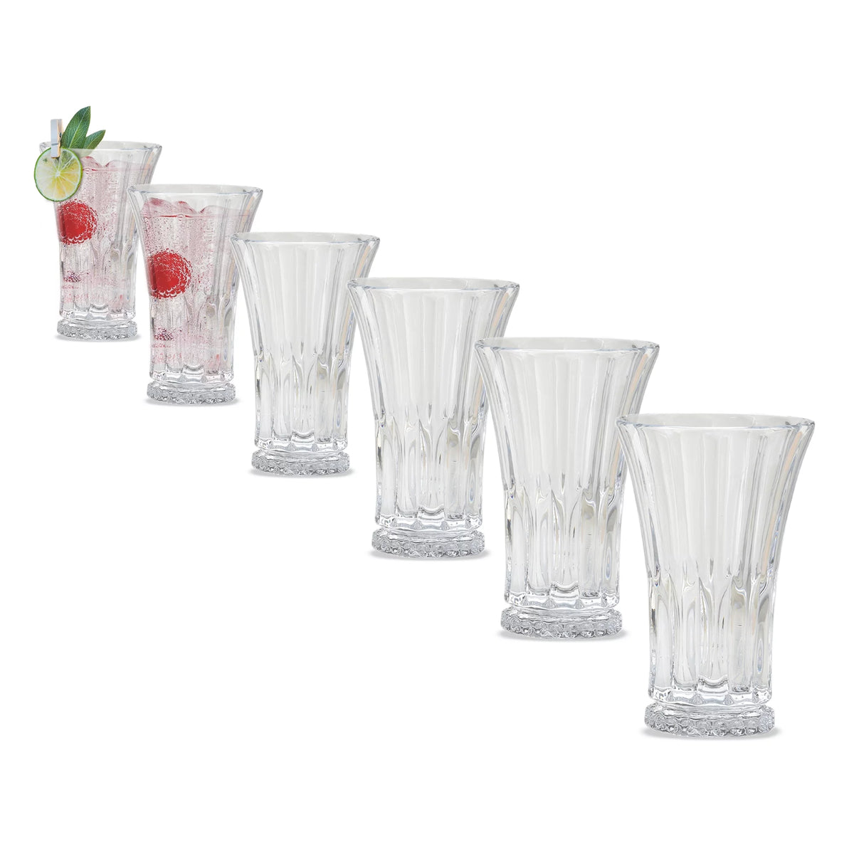 Highball Glasses Set of 6 O812