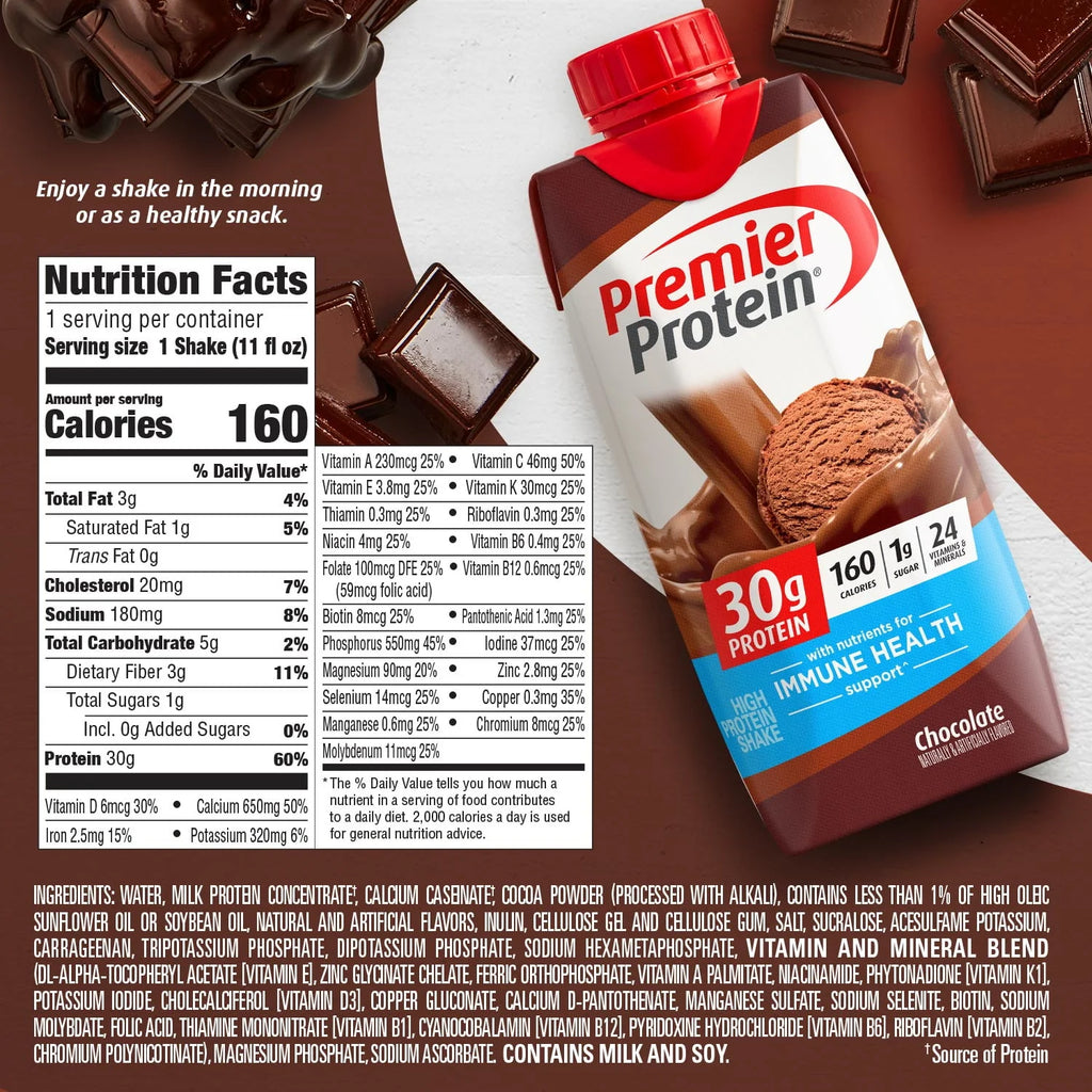 Chocolate Protein Shake 30g 11 fl oz 4 Ct L392594