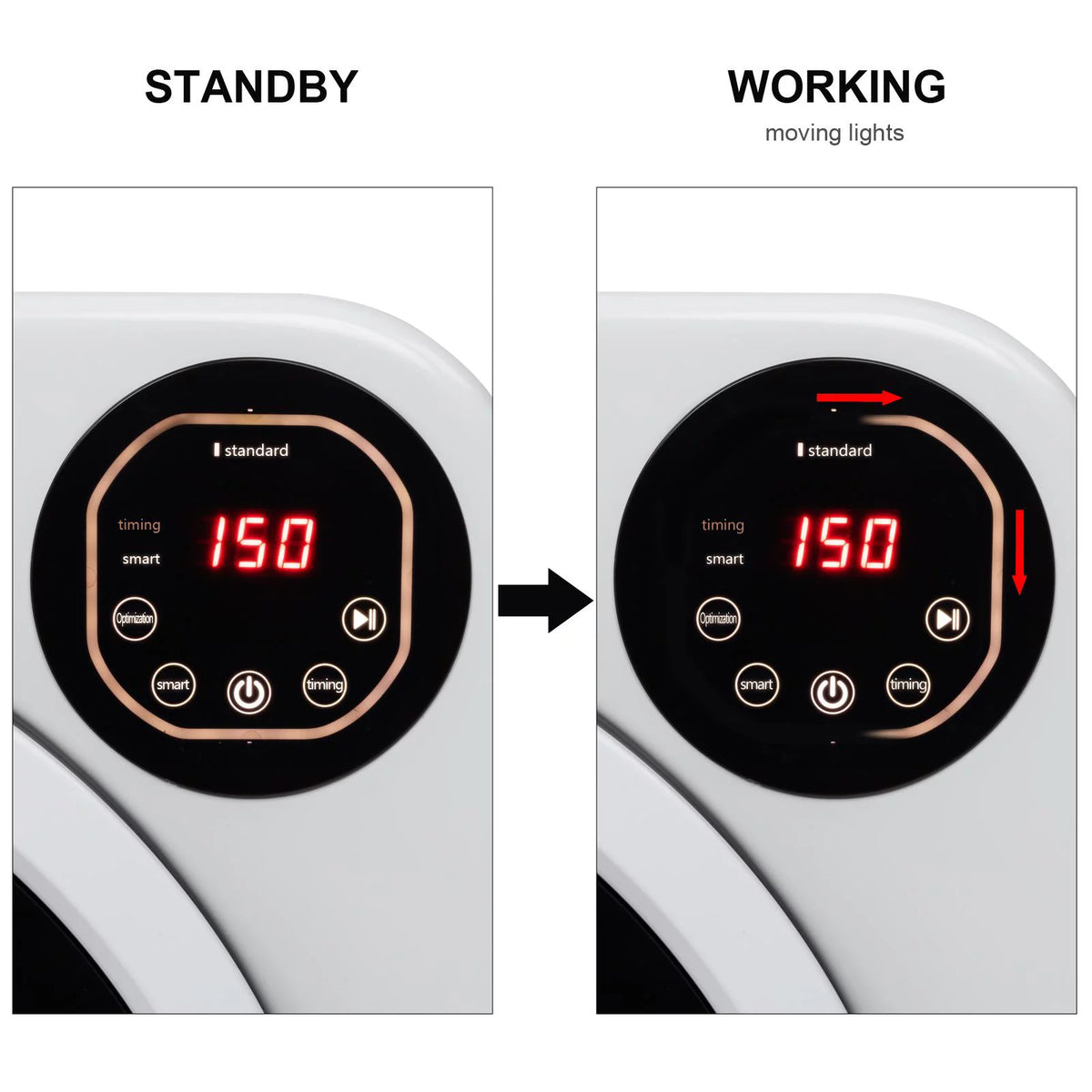 13.2lb Portable Compact Electric Dryer with Smart Controls K8255