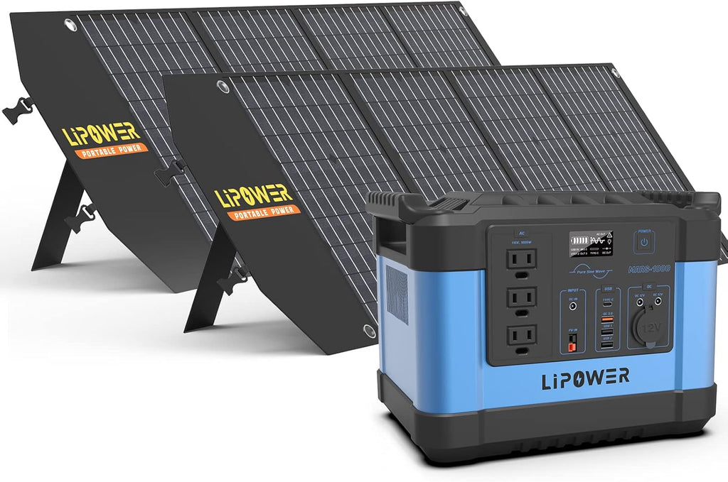 1000W Portable Power Station with 3 AC Outlets E308