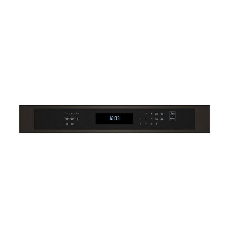 30 in. Single Electric Wall Oven with Convection Self-Cleaning in Black Stainless Steel H419222