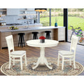 3 Pc Dining Room Table Set with 2 Chairs S760249