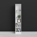 Tall Narrow 5 Shelf Bookcase A2494