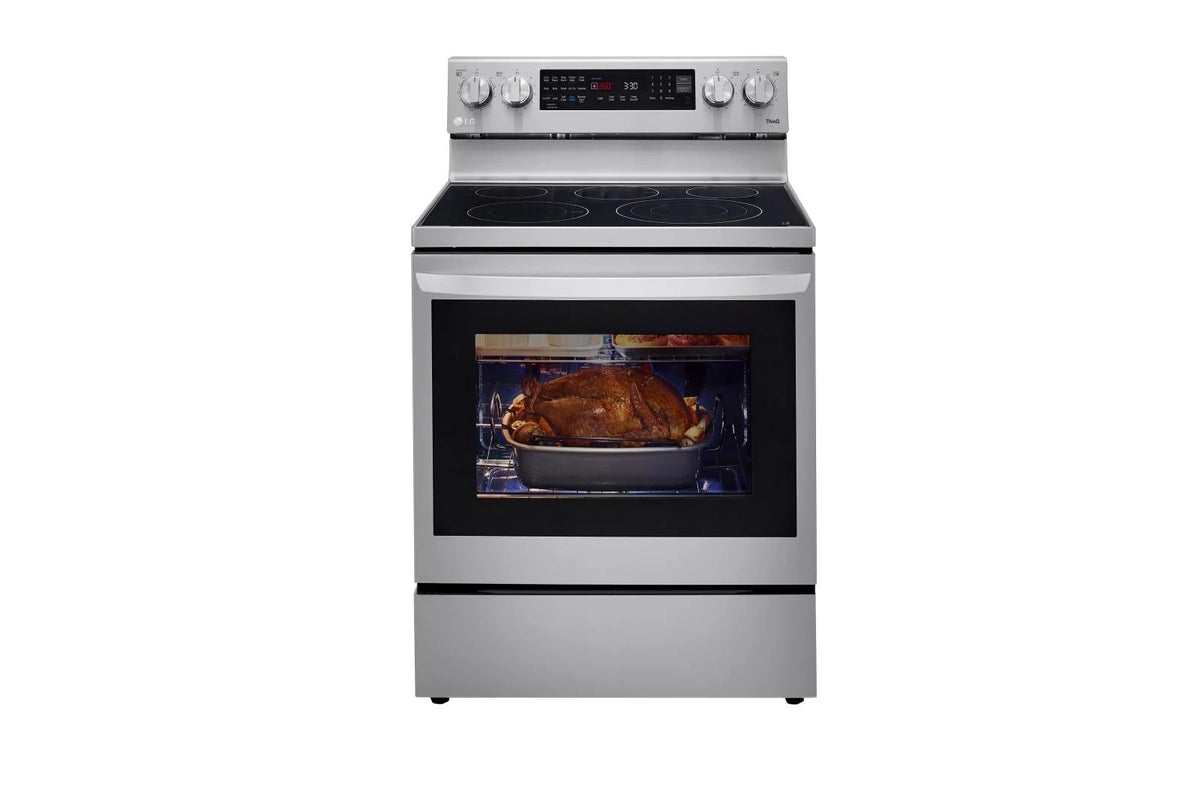6.3 cu ft. Smart Wi-Fi Enabled True Convection Electric Range with Air Fry D109
