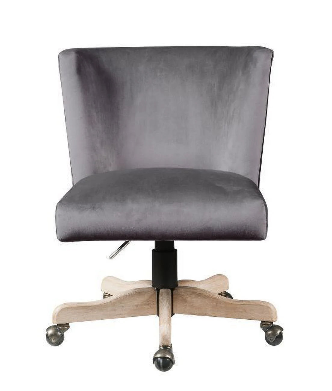 Grey Velvet Office Chair H95177