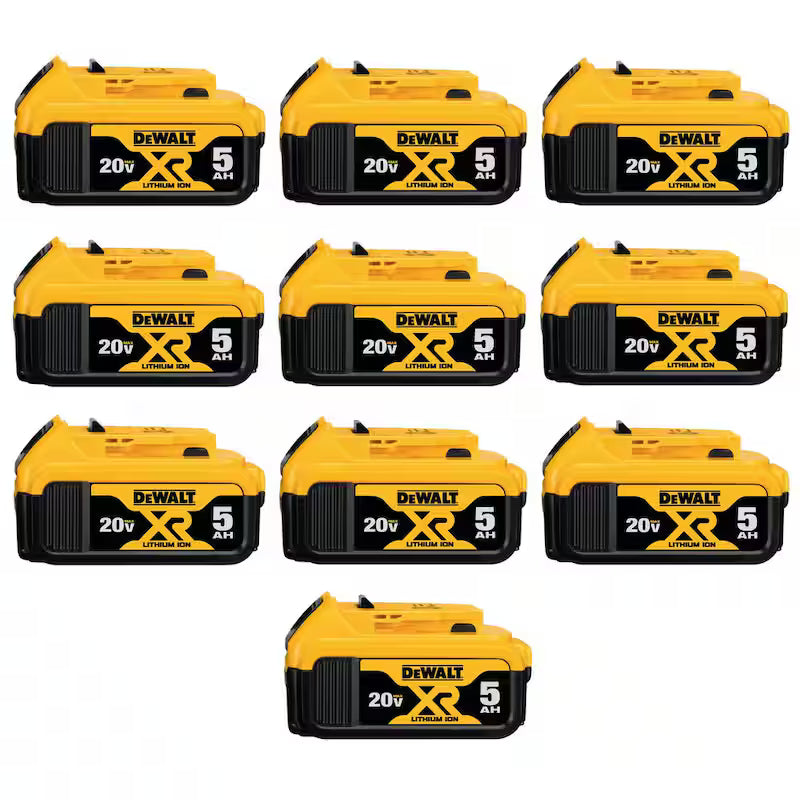 20V MAX XR Lithium-Ion 5.0Ah Battery 10 Pack E279