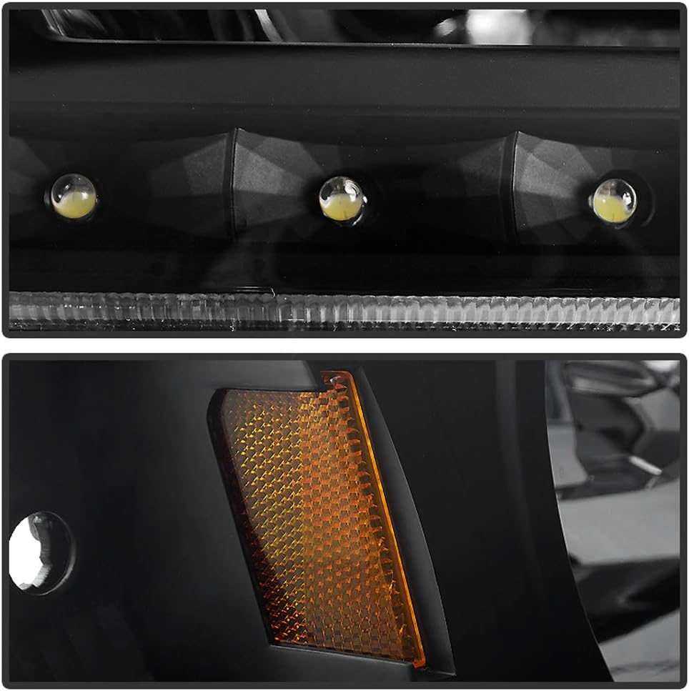 Toyota Tacoma Headlights Headlamps LED Corner Signal Driver Passenger Side F868796