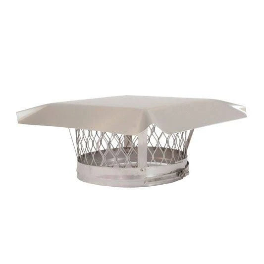 6x22 Round Clamp-On Single Flue Chimney Cap K754