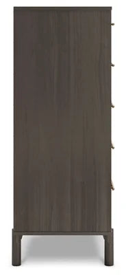 Dark Gray Chest of Drawers S3411