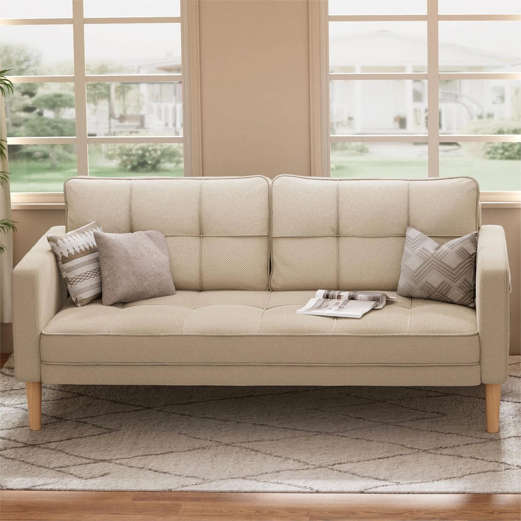 Gray Sofa with Storage Pockets N15427