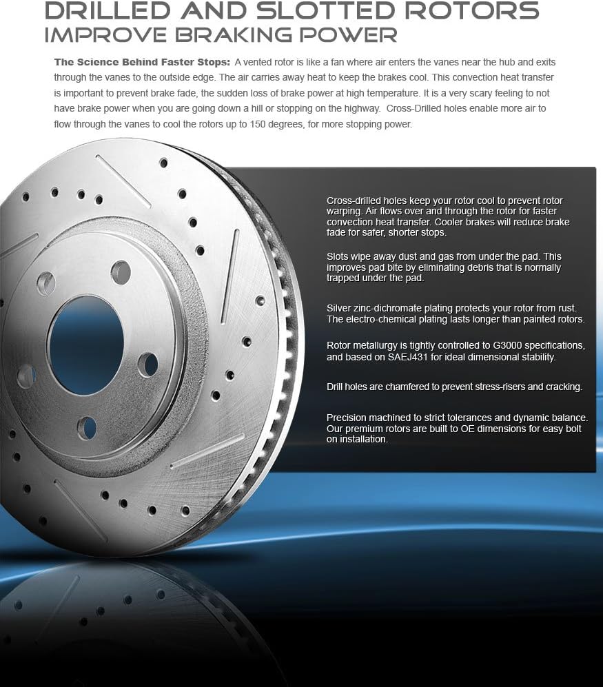 300mm 5 Lug Rotors + Brake Pads + Clips + Sensors B13302