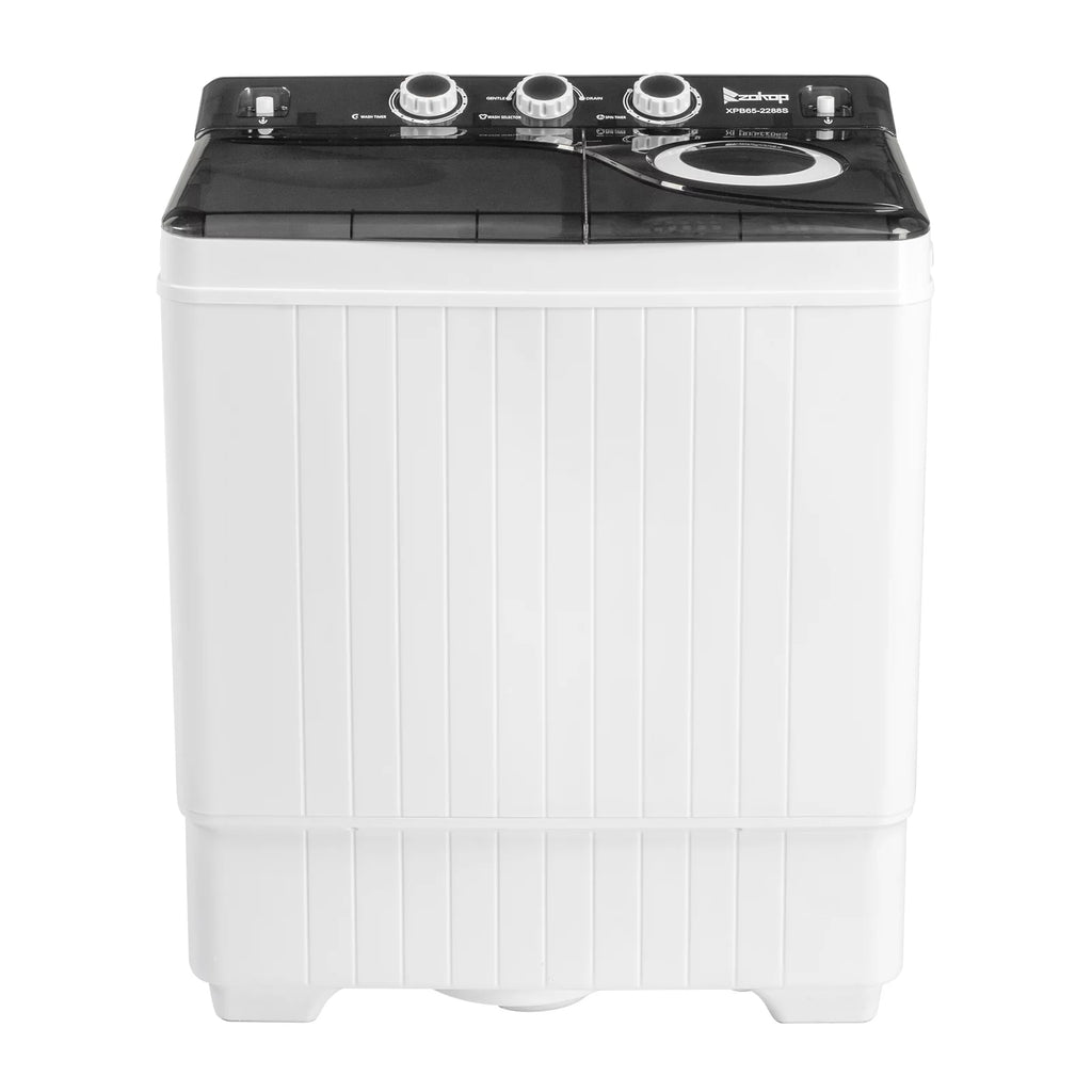 Portable 26lbs Twin Tub Compact Semi-automatic Washing Machine F3008