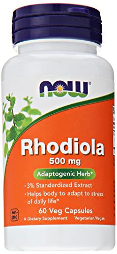 Rhodiola Rosea 500mg 60 Capsules Pack of 2 H6212