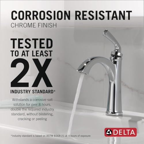 Matte Black 1 Hole Bathroom Sink Faucet with Push-Pop Drain R331322